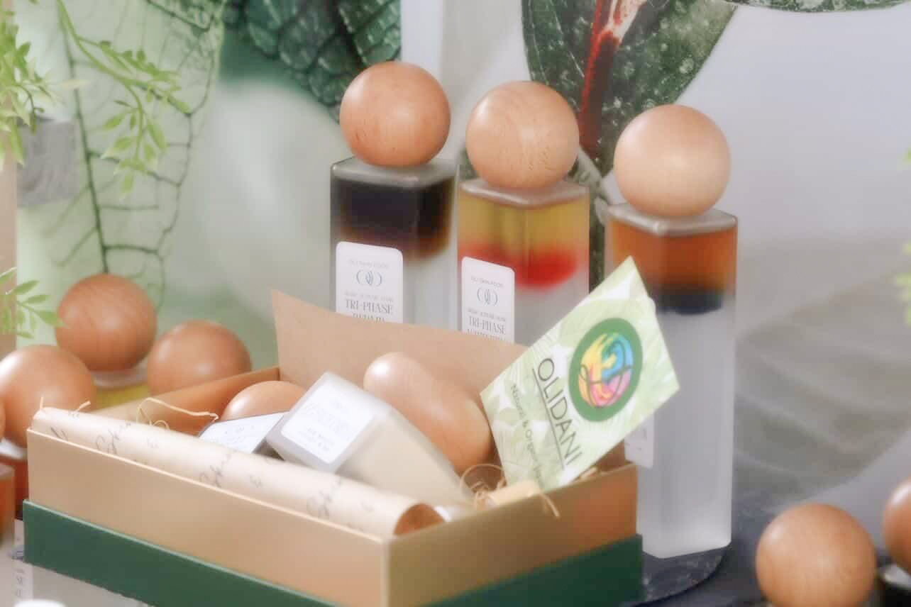施術に使用する化粧品